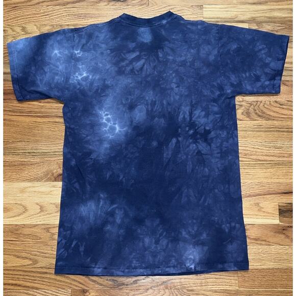 Vintage The Mountain Wolf USA Flag T-Shirt Men’s Size Medium Blue Y2K 2001 - Picture 2 of 12